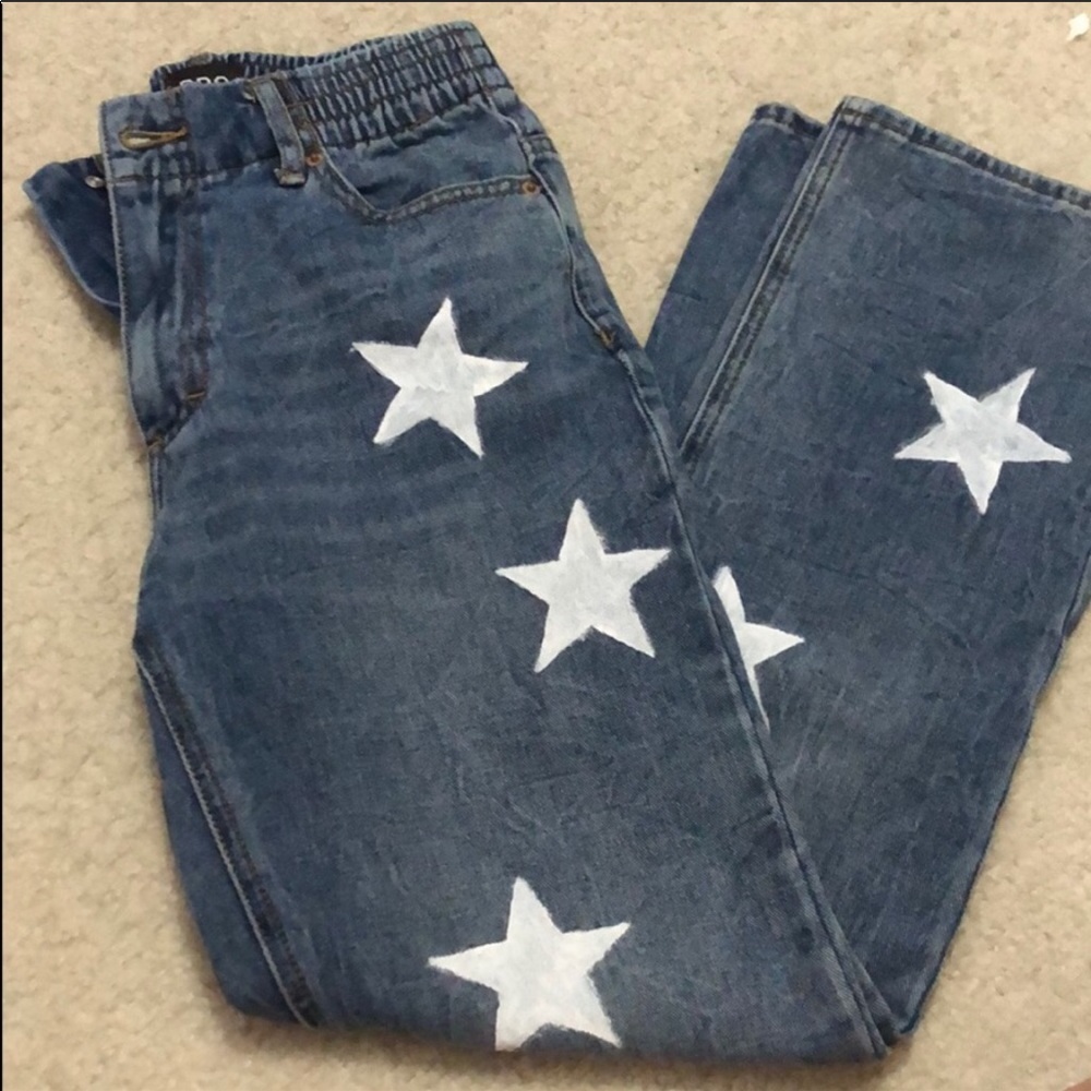 BDG urban outfitters hand painted jeans